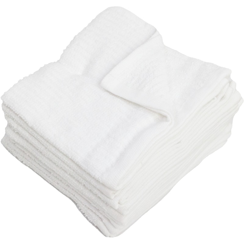 Bar Mop Dishcloths White, 10 pack