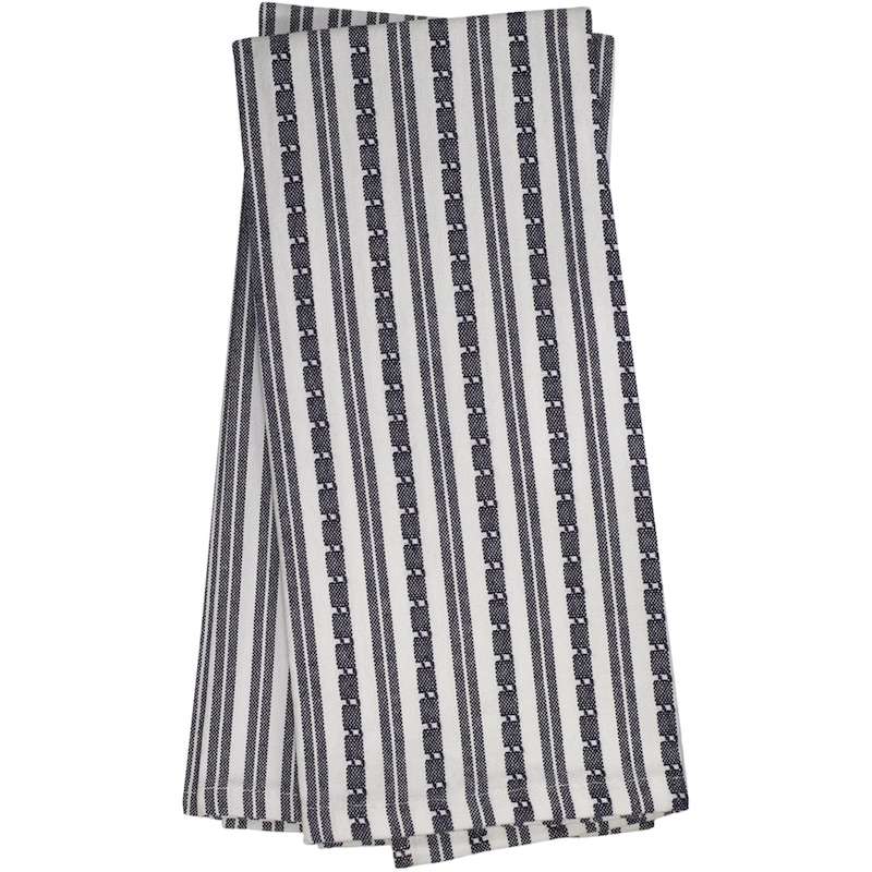 Premium 2 Pack Kitchen Towels Basketweave Black