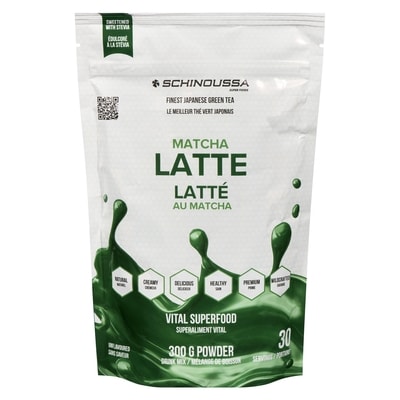 Schinoussa Drink Mix Matcha Latte Unflavoured 300 g, $8.83/100g