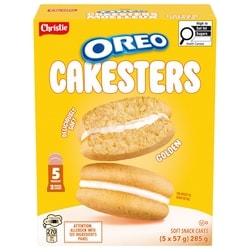 Christie OREO Cakesters Soft Snack Cakes, Snack Packs, Golden 285 g, $1.26/100g
