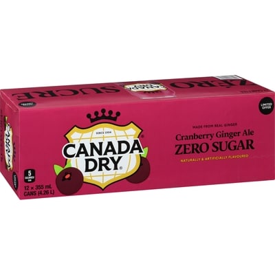 Cranberry Ginger Ale Zero Sugar