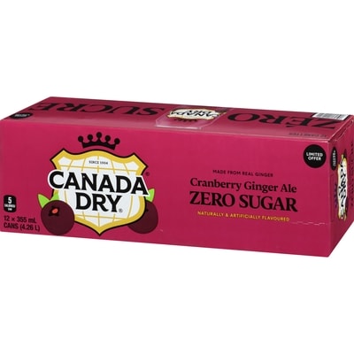 Cranberry Ginger Ale Zero Sugar
