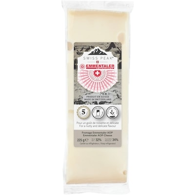 Swiss Peak Cheese, Emmentaler 225 g, $4.88/100g