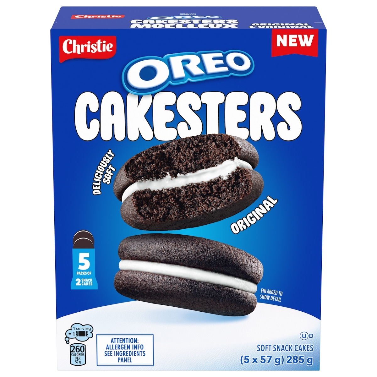 Christie OREO Cakesters Soft Snack Cakes, Snack Packs, Original 285 g, $2.28/100g