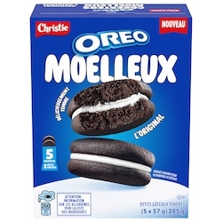 Christie OREO Moelleux Petits gâteaux tendres, L'Original 285 g, 2,28 $/100g