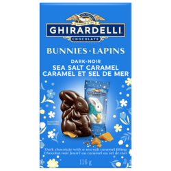 Easter Bunnies Sea Salt Caramel Dark Chocolate Bag