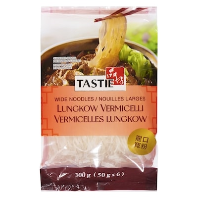 Tastie Nouilles larges vermicelles lungkow 300 g, 1,66 $/100g