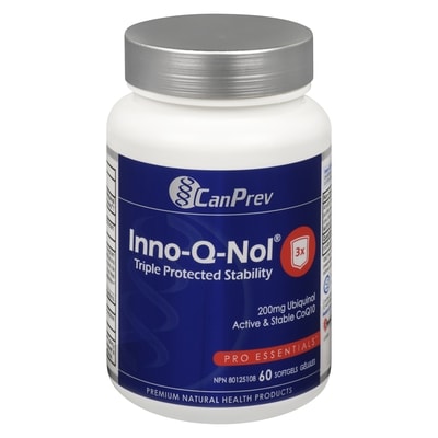 CanPrev Pro Essentials Inno-Q-Nol 200mg Ubiquinol 60 ea, $1.82/1ea
