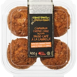 Délices du Marché Muffins pause-café à la cannelle 400 g, 1,25 $/100g