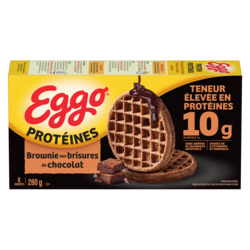 Kellogg’s Eggo Protéines gaufres brownie aux brisures de chocolat 280 g, 2,85 $/100g