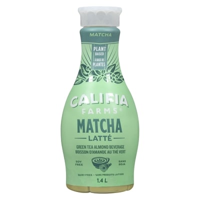 Califia Farms Green Tea Almond Beverage Matcha Latté 1400 ml, $0.43/100ml