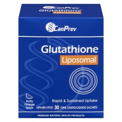 CanPrev Liposomal Glutathione Nutty Orange Spice 30 ea, $2.80/1ea