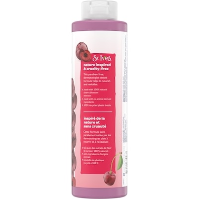 Nettoyant corporel nourrissant à la cerise noire et à l’huile d’argan pour femmes