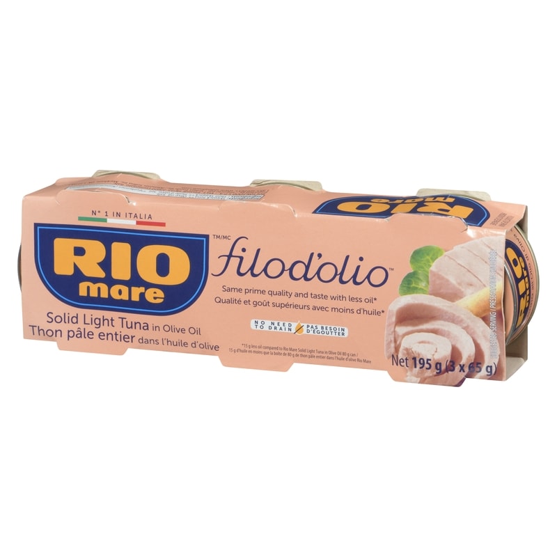 Solid Light Tuna In Olive Oil Filod'olio