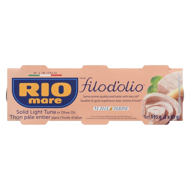 Solid Light Tuna In Olive Oil Filod'olio