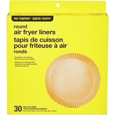 No Name Round Air Fryer Liners 30 Pack 30 ea, $0.10/1ea