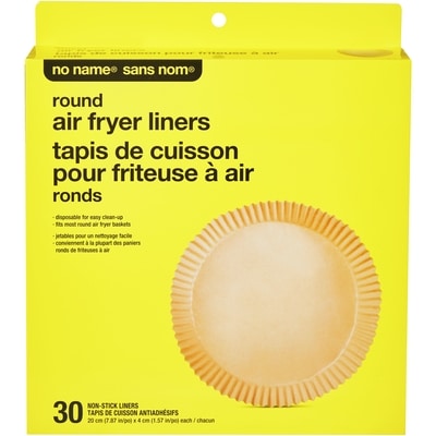 Sans Nom 30 tapis ronds de cuisson pour friteuse à air 30 ea, 0,10 $/1ch