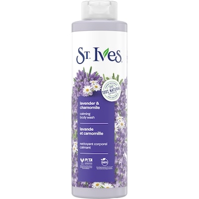 St Ives Calming Body Wash for Women, Lavender & Chamomile 650 ml, $1.08/100ml