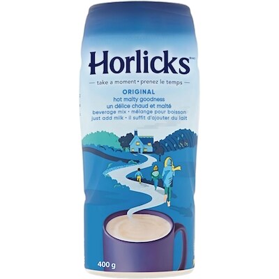 Horlicks Mélange pour boisson maltée originale 400 g, 2,00 $/100g