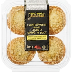 Farmer's Market Lemon Poppyseed Muffins 400 g, $1.25/100g