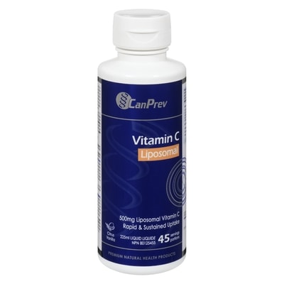CanPrev Liposomal Vitamin C 500 Mg Vanilla Citrus Liquid 225 ml, $14.88/100ml
