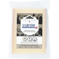 Swiss Peak Fromage Gruyère 180 g, 6,11 $/100g
