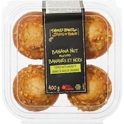 Farmer's Market Banana Nut Muffins 400 g, $1.25/100g