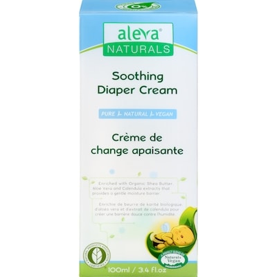 Aleva Naturals Crème de change apaisante 100 ml, 8,49 $/100ml