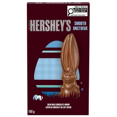 Hershey's Solid Milk Chocolate Bunny Smooth 150 g, $4.67/100g