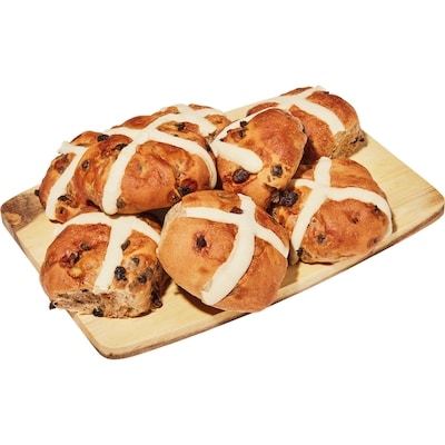 null Hot Cross Buns with Bavarian Cream 8x68.0 g, $0.83/100g