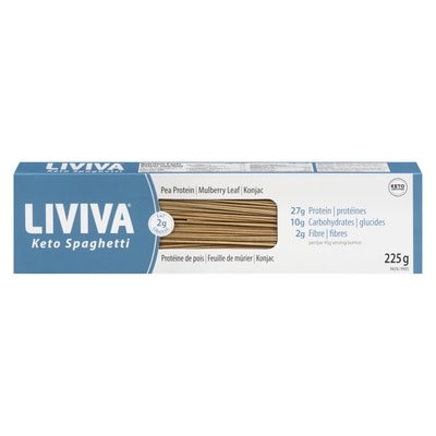 LIVIVA Pâtes keto spaghetti 255 g, 3,13 $/100g
