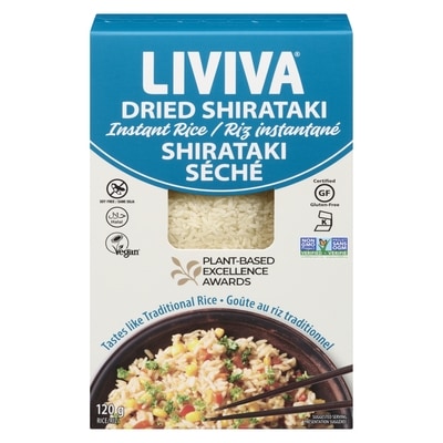 LIVIVA Rice Dried Shirataki Instant Rice 120 g, $3.74/100g