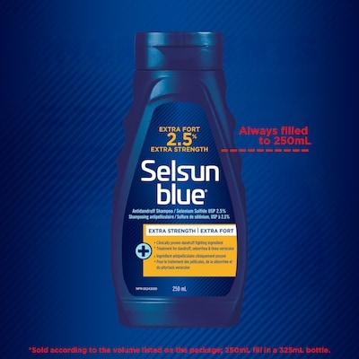 Shampooing antipelliculaire extra fort 2.5%, Sulfure de sélénium 2.5%