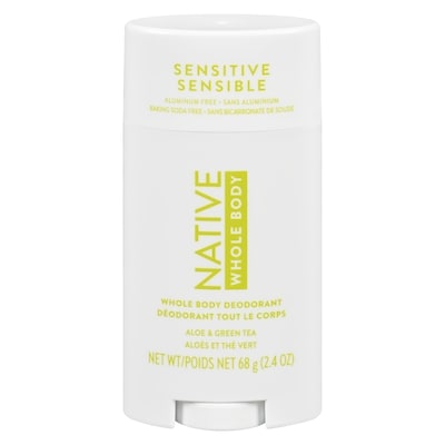 Native Déodorant Tout le corps Aloès et thé vert pour peau sensible 68 g, 27,93 $/100g