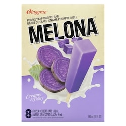 Binggrae Melona Frozen Dessert Bars Purple Yam Ube Ice Bar - 560