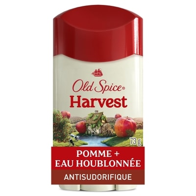 Old Spice Antisudorifique et désodorisant pour hommes Harvest, fraîcheur et protection contre la transpiration durables 24 heures sur 24, 7 jours sur 7, 73 g 73 g, 13,68 $/100g