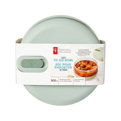 President's Choice Glass To Go Bowl 1 ea, $15.00/1ea