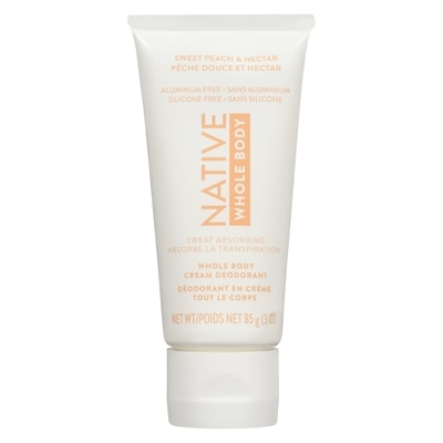 Native Déodorant en crème tout le corps, pêche douce et nectar 85 g, 23,52 $/100g