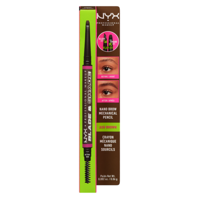 Nyx Crayon mécanique nano sourcils ffbp07 ash brown 1 ea, 15,99 $/1ch