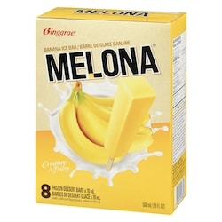 Binggrae Melona Frozen Dessert Bars Banana Ice Bar - 560 ml | Zehrs