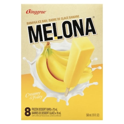 Melona barres de dessert glacé barre de glace banane
