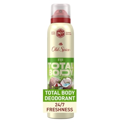 Old Spice Whole Body Deodorant for Men, Total Body Deodorant, Fiji, Aluminum Free Spray for 24/7 Freshness 99 g, $19.18/100g