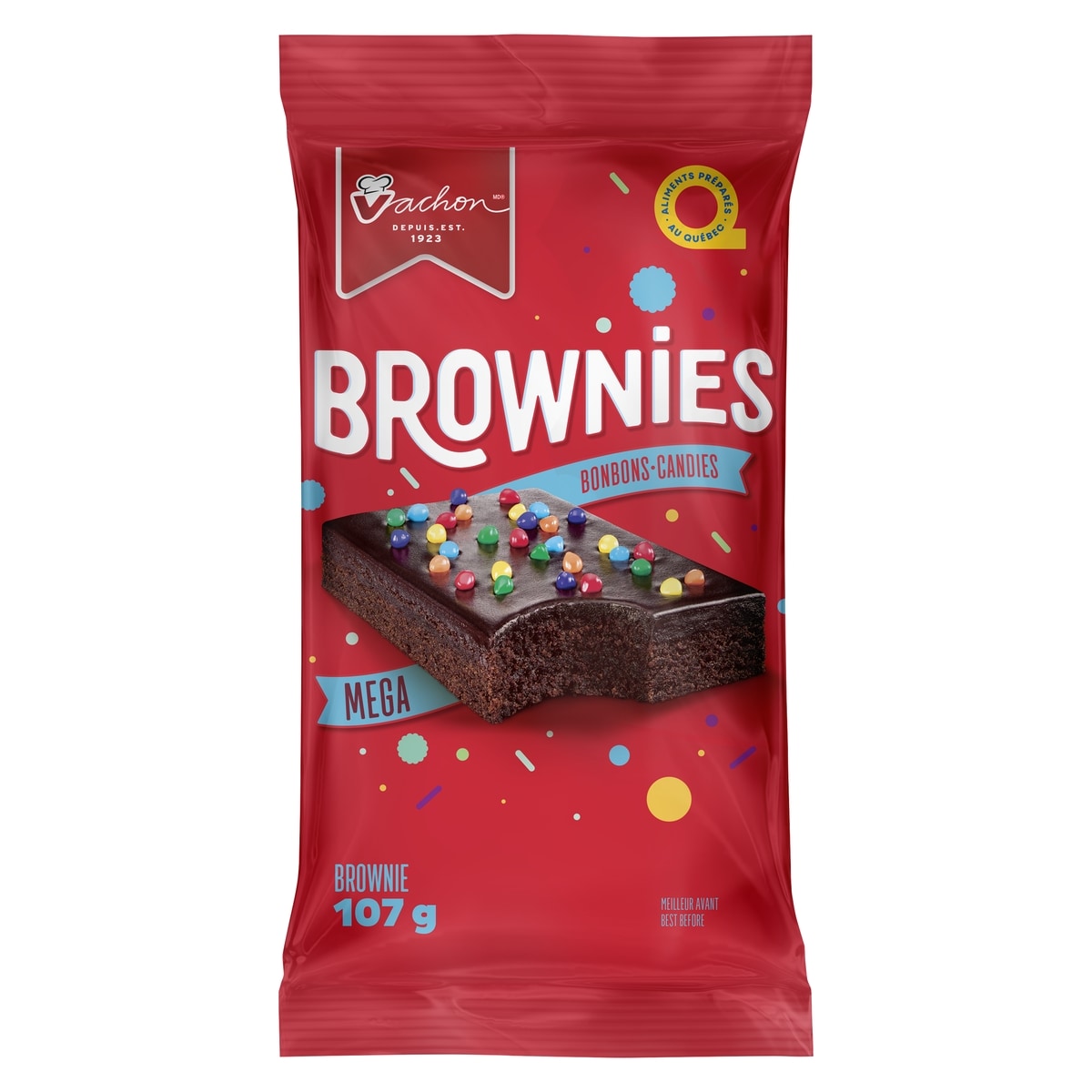 Vachon Brownies Mega Candies, Case 9x107.0 g, $1.56/100g