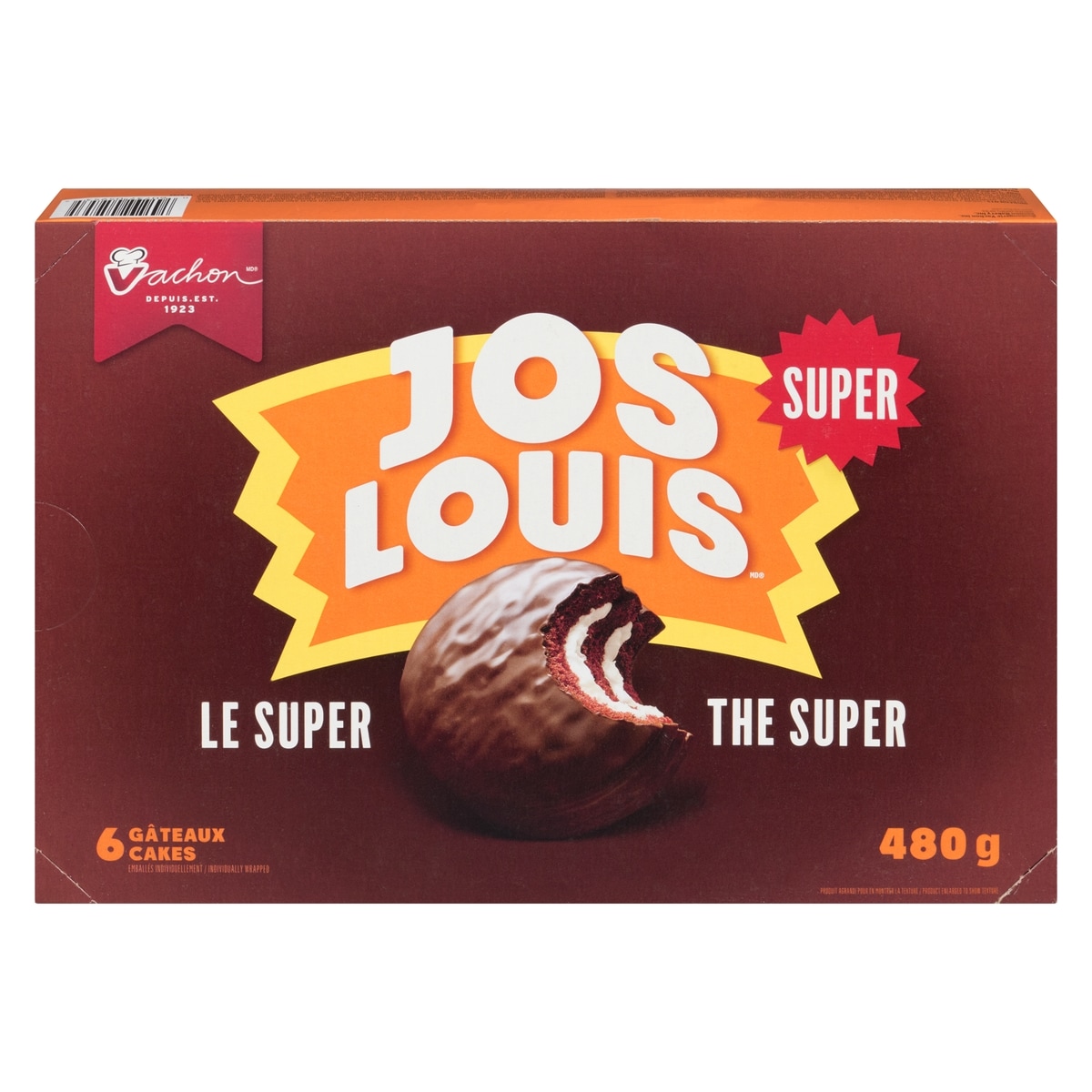 Vachon Jos Louis 6x78.0 g, $2.03/100g