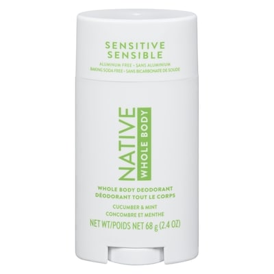 Native Cucumber & Mint Sensitive Whole Body Deodorant 68 g, $19.54/100g