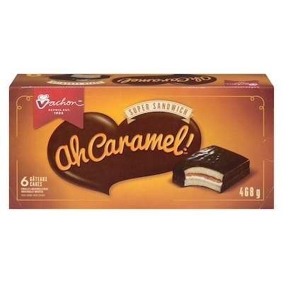 Vachon Ah Caramel® Cakes 6x78.0 g, $2.03/100g