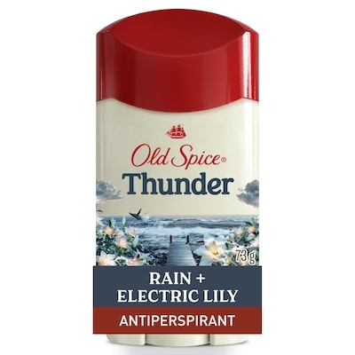 Old Spice Antiperspirant Deodorant for Men in Thunder, 24/7 Lasting Freshness and Sweat Protection 73 g, $13.68/100g