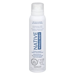 Native Sea Salt & Cedar Whole Body Deodorant Spray 99 g, $13.64/100g
