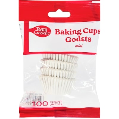 Betty Crocker Baking Cups Mini 100 ea, $0.02/1ea
