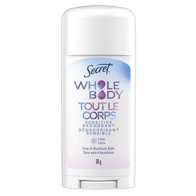 Secret Whole Body Stick Aluminum Free Deodorant for Women with notes of Fresh Lilac Waterlily 68 g, $27.93/100g